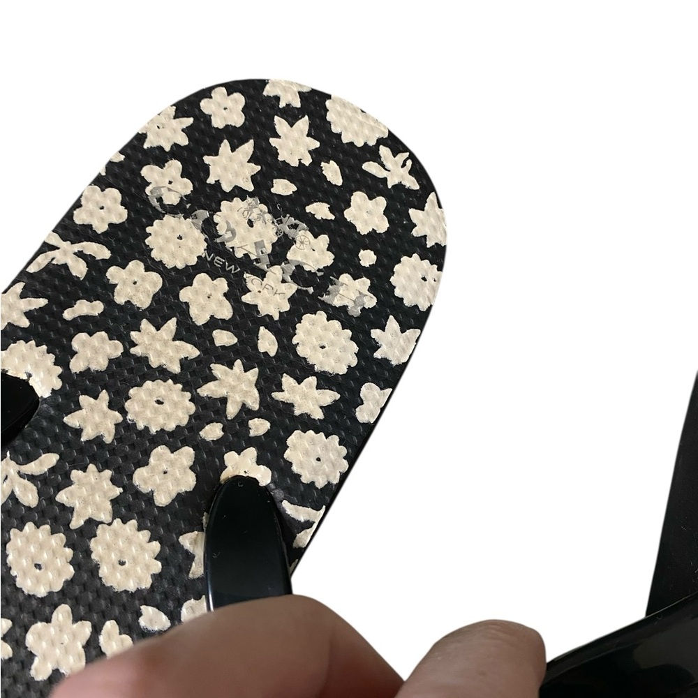 Coach Black and White Studded Sandals - Picture 5 of 9